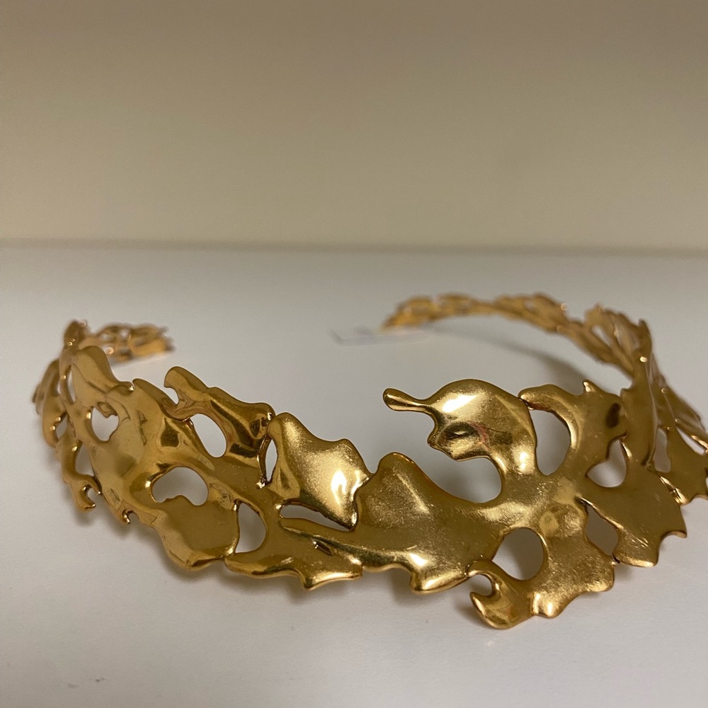 Kendra Scott Savannah Collar Necklace Vintage Gold